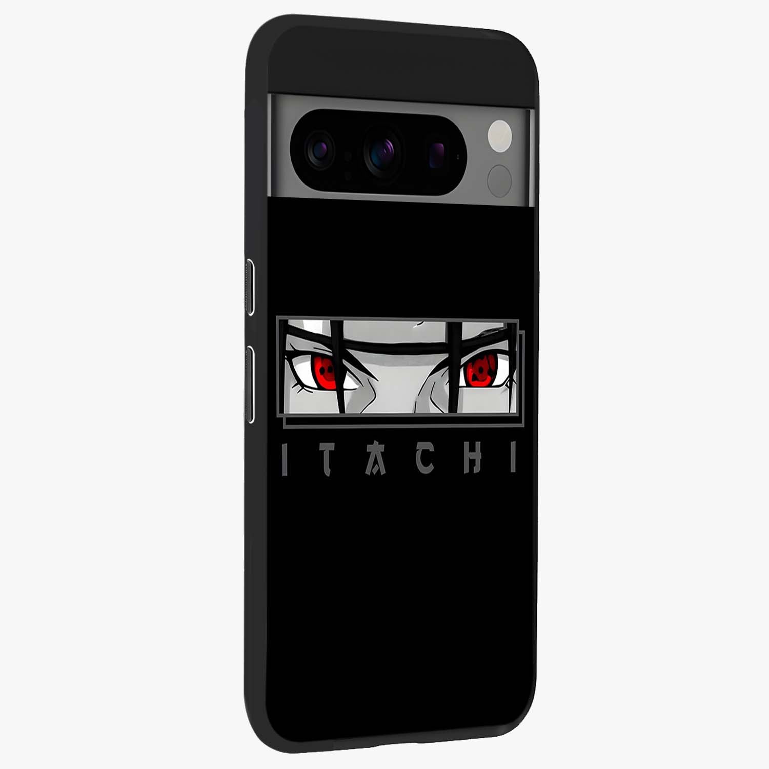 Scarlet Gaze Dominance Glass Case upright view showcasing powerful dramatic artwork with dominant artistic theme.