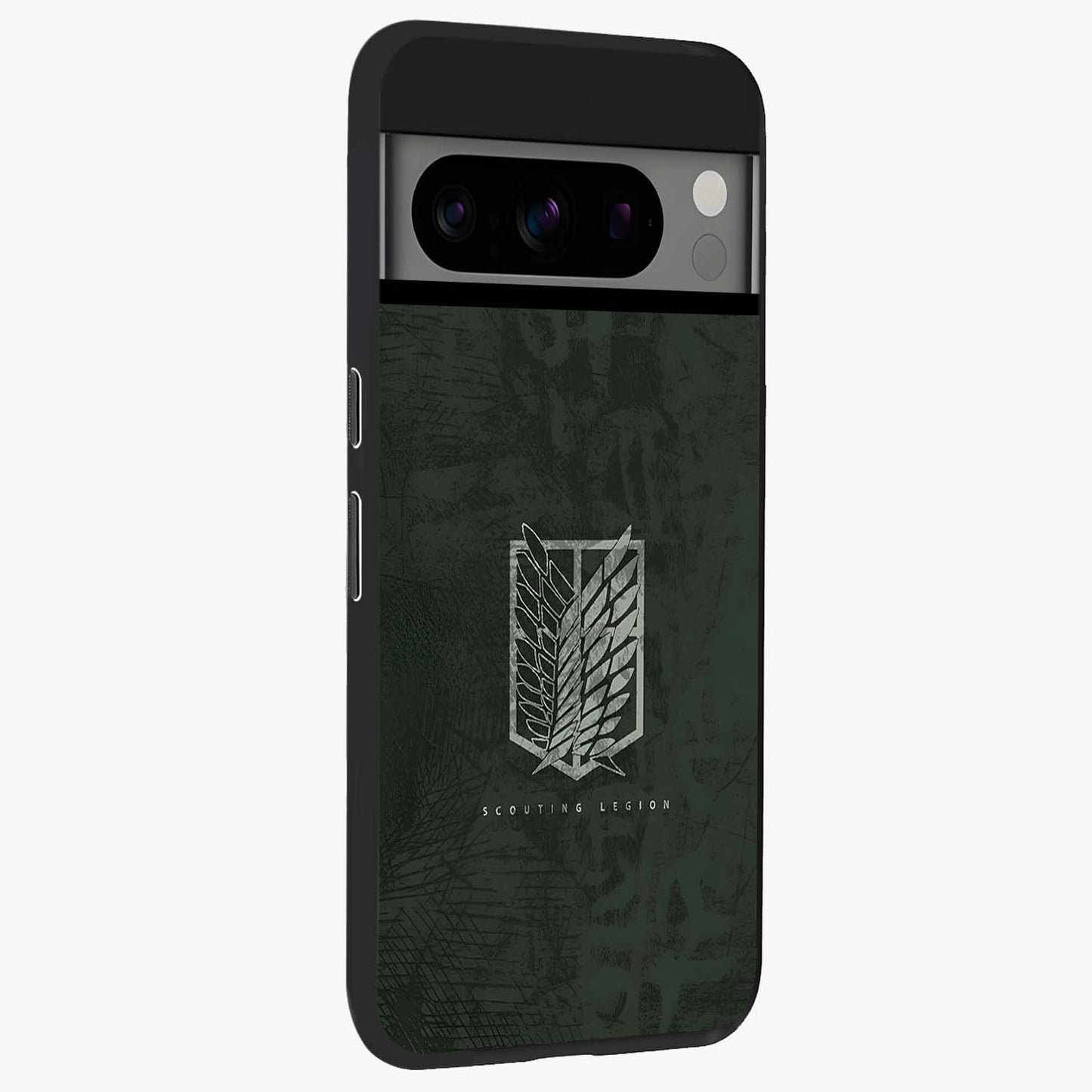 Wings Of Freedom Glass Case upright view showcasing powerful wings artwork with freedom themed design.