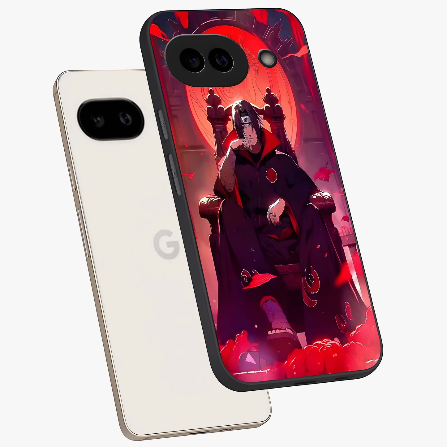 Blood Moon Sovereign Glass Case displayed in angled mockup highlighting dark celestial moon design and dramatic theme.