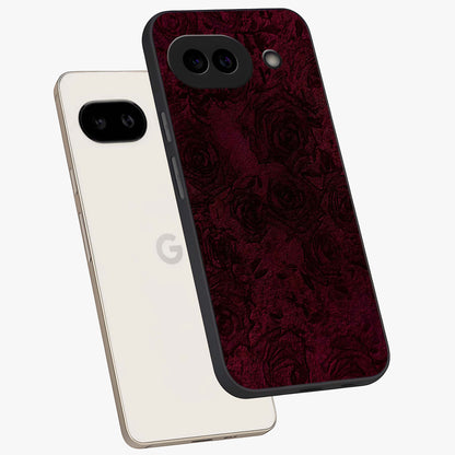 Crimson Fade Flow Glass Case displayed in angled mockup highlighting smooth gradient design with modern aesthetic style.
