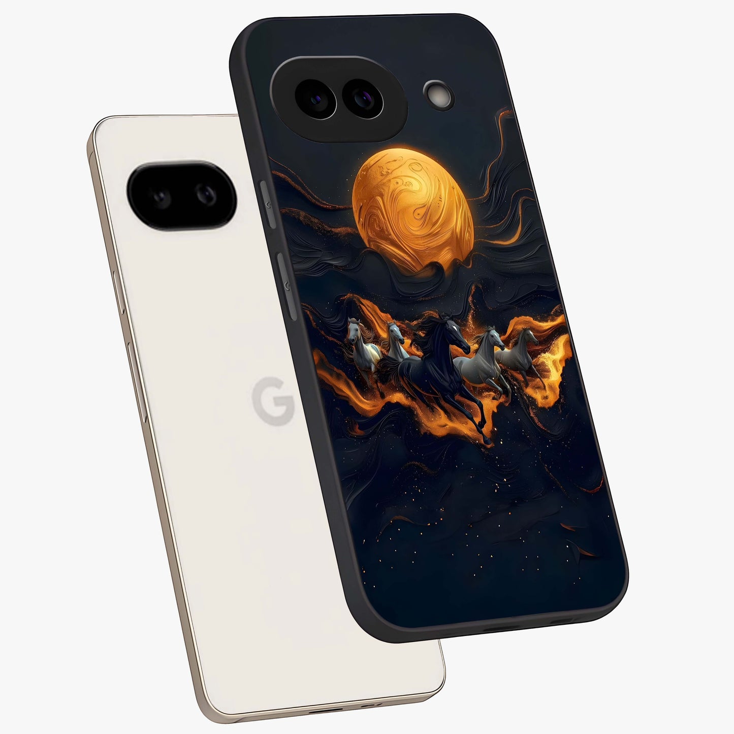 Golden Royal Heritage Glass Case displayed in angled mockup highlighting luxurious heritage design with golden aesthetic style.