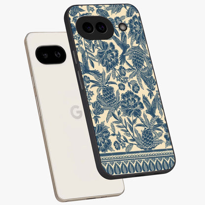 Heirloom Wild Bloom Glass Case displayed in angled mockup highlighting botanical bloom design with classic aesthetic style.