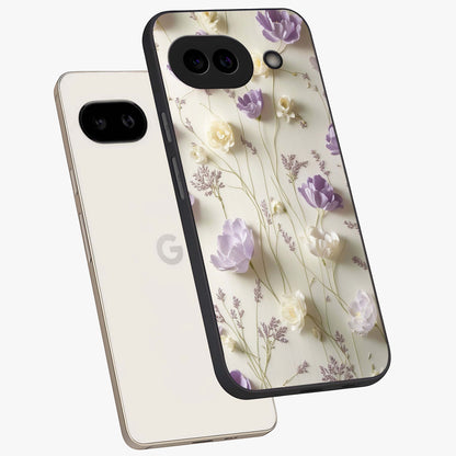 Lilac Breeze Harmony Glass Case displayed in angled mockup highlighting calm lilac breeze design with soothing aesthetic style.