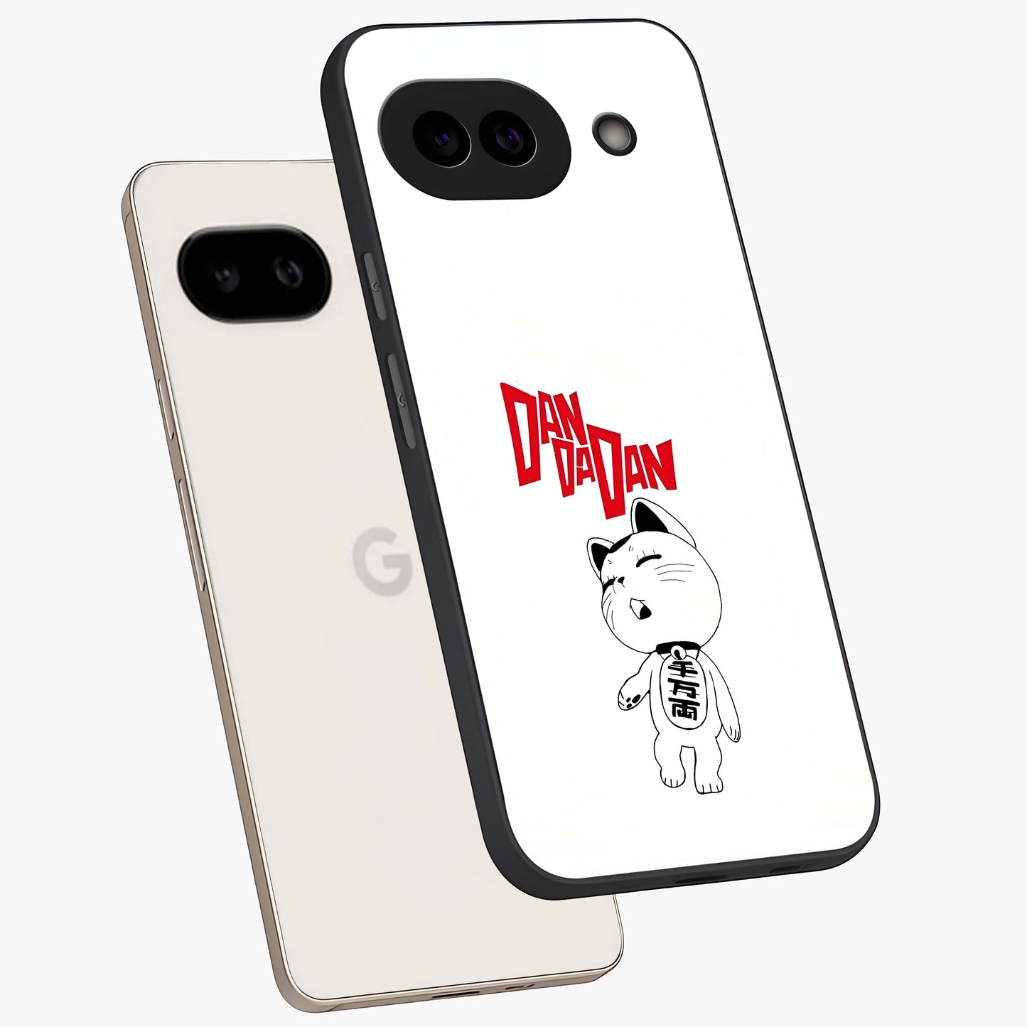 Playful Spirit Charm Glass Case displayed in angled mockup highlighting lively decorative design with playful aesthetic style.