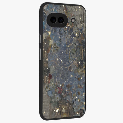 Aesthetic Astrolophia Glass Case upright view showcasing soft aesthetic theme with stylish modern look.