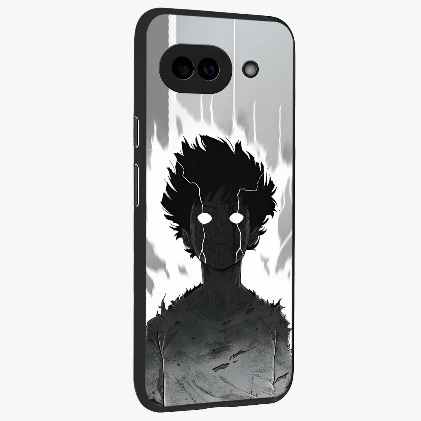 Awakened Inner Rage Glass Case upright view showcasing dramatic artwork with strong expressive aesthetic.