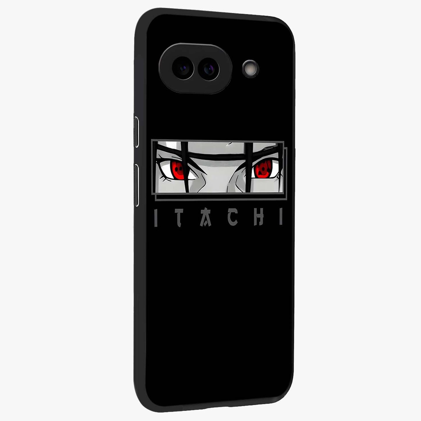 Scarlet Gaze Dominance Glass Case upright view showcasing powerful dramatic artwork with dominant artistic theme.