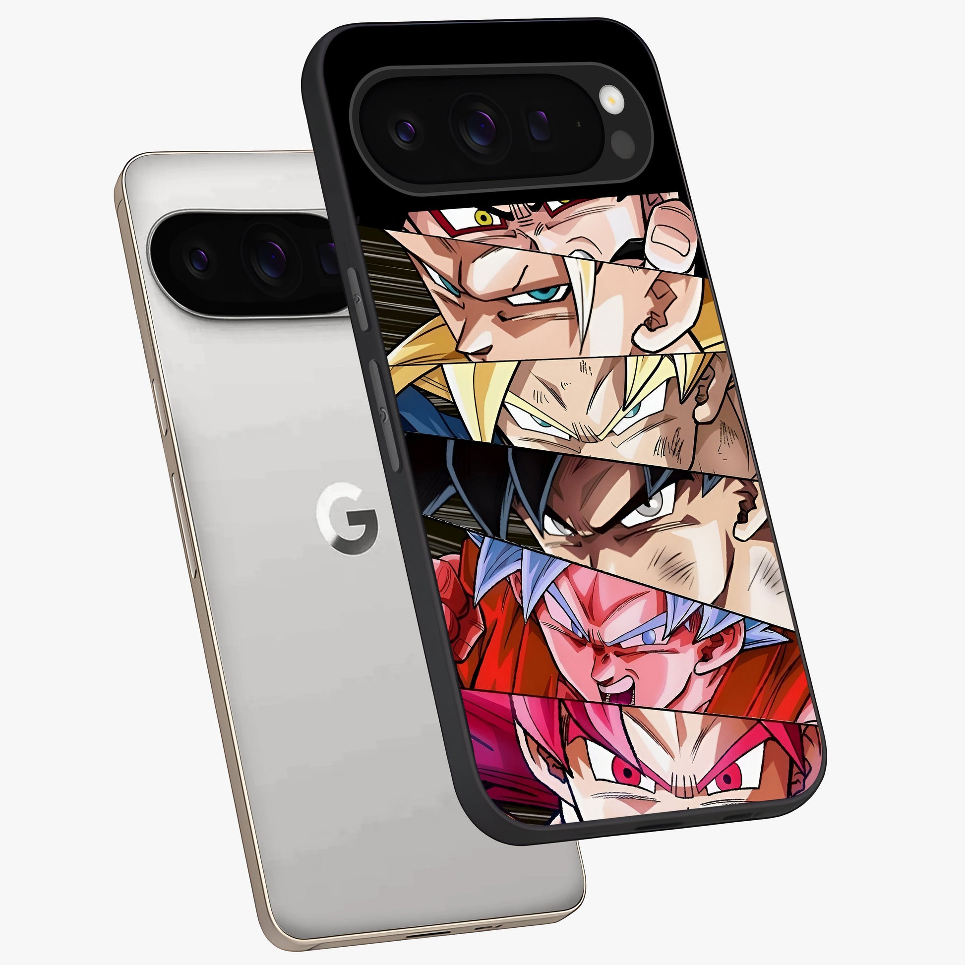 Anime Character Glass Case displayed in angled mockup highlighting colorful anime character illustration.
