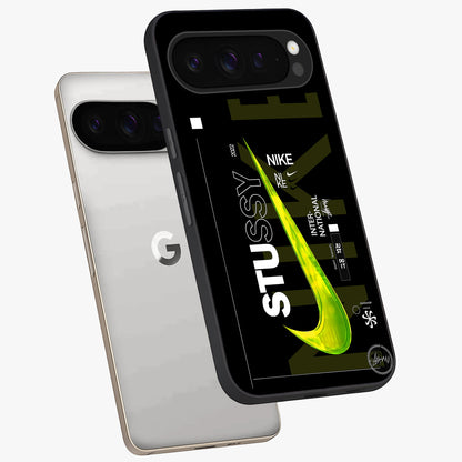 Neon Street Edition Glass Case displayed in angled mockup highlighting vibrant urban design with bold street aesthetic.