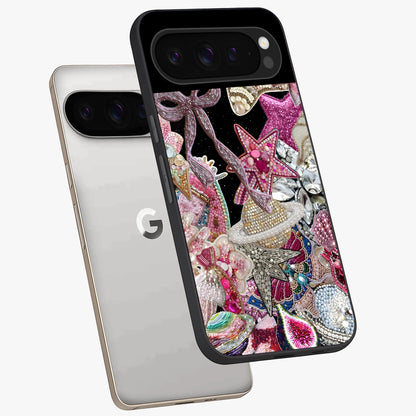 Starlit Jewel Dream Glass Case displayed in angled mockup highlighting glowing celestial jewel design with dreamy aesthetic.