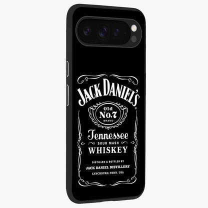 Vintage Whiskey Heritage Glass Case upright view showcasing stylish vintage whiskey artwork with timeless bar culture theme.