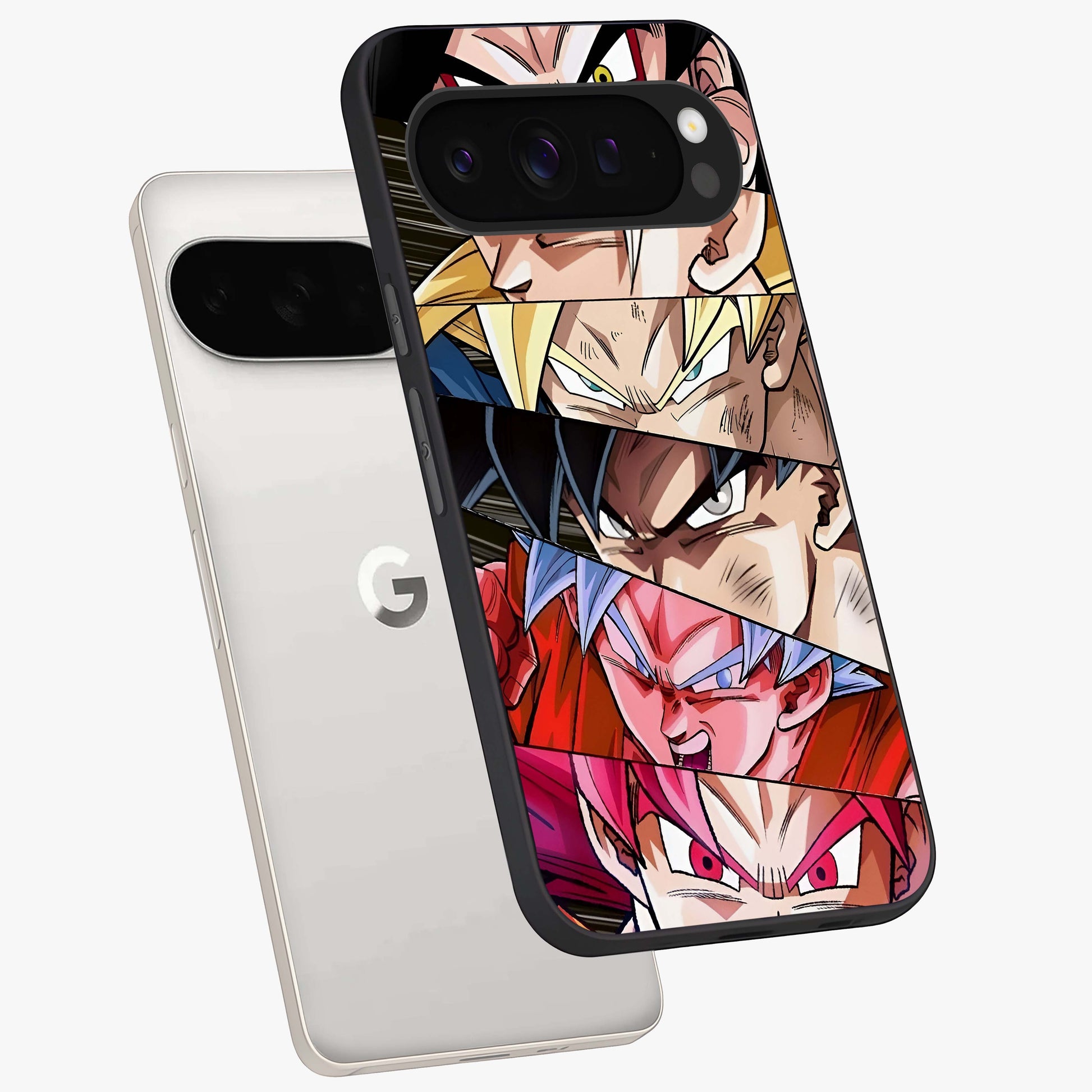 Anime Character Glass Case displayed in angled mockup highlighting colorful anime character illustration.