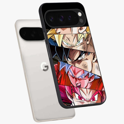 Anime Character Glass Case displayed in angled mockup highlighting colorful anime character illustration.
