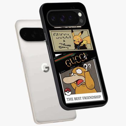 Gucci Play Mashup Glass Case displayed in angled mockup highlighting stylish fashion mashup design with bold aesthetic.