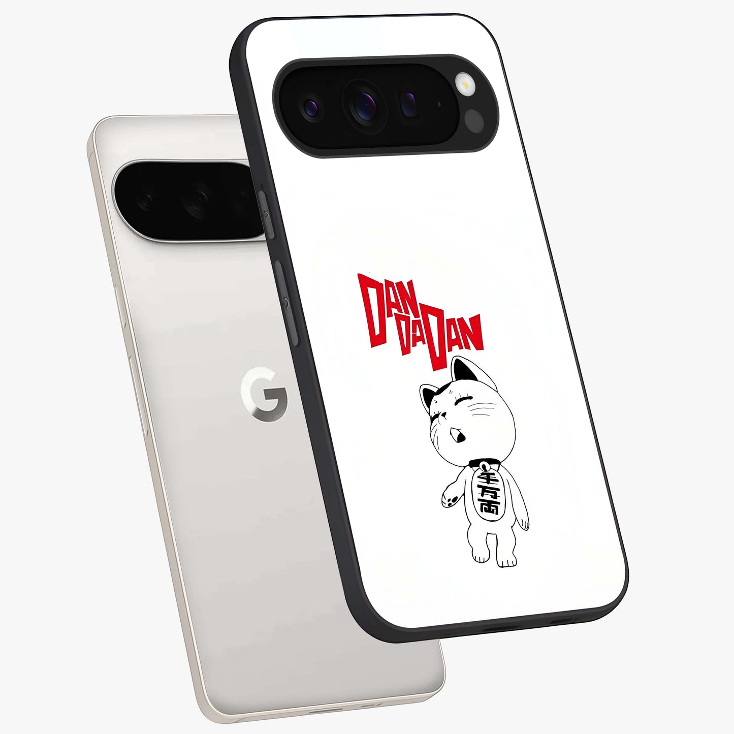 Playful Spirit Charm Glass Case displayed in angled mockup highlighting lively decorative design with playful aesthetic style.