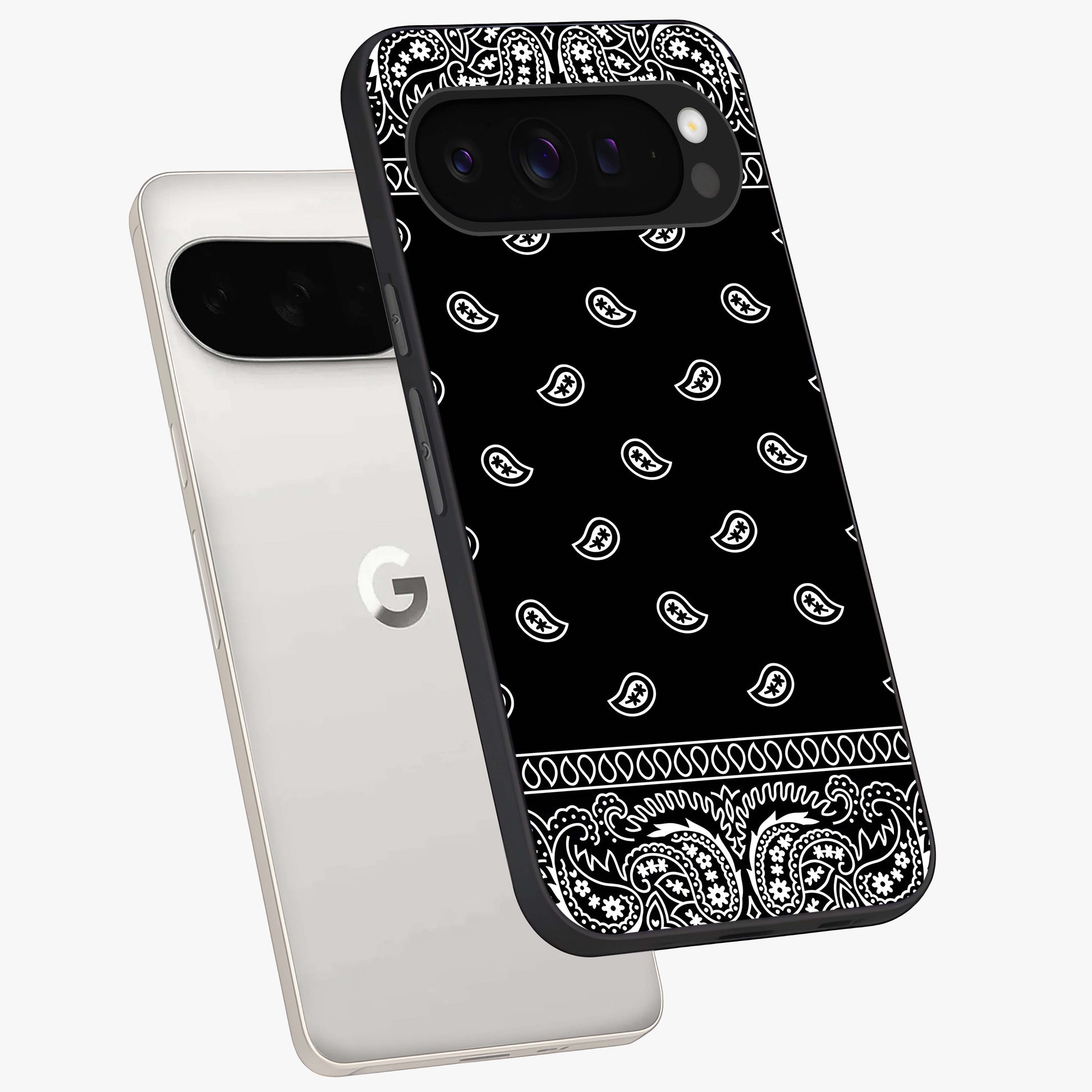 Retro Rebel Threads Glass Case displayed in angled mockup highlighting retro inspired graphic design with rebellious aesthetic.