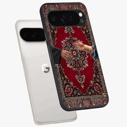 Royal Touch Reach Glass Case displayed in angled mockup highlighting sophisticated design with refined luxury aesthetic.