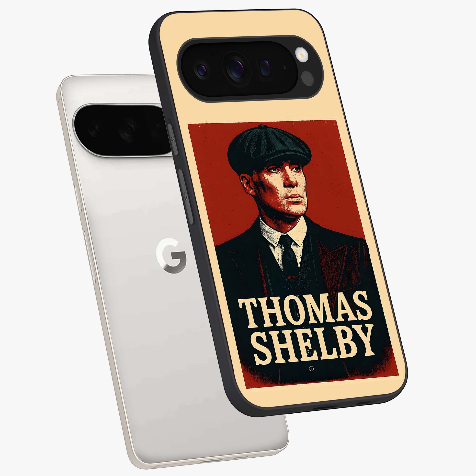 Vintage Mafia Authority Glass Case displayed in angled mockup highlighting powerful retro design with classic gangster aesthetic.