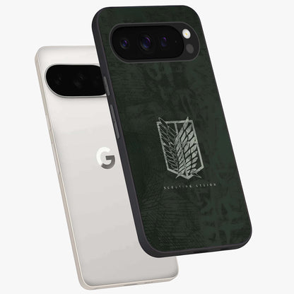Wings Of Freedom Glass Case displayed in angled mockup highlighting graceful wing design with inspirational aesthetic.