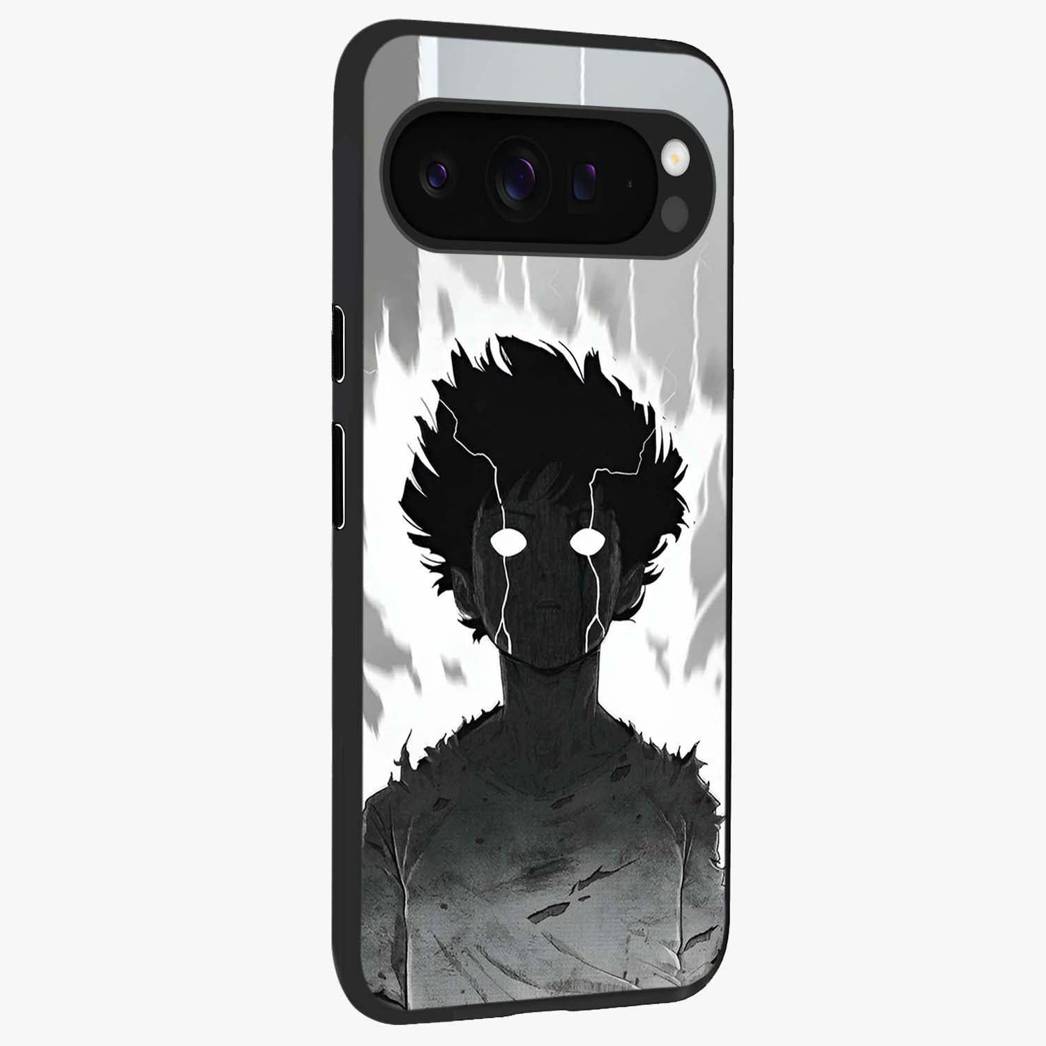Awakened Inner Rage Glass Case upright view showcasing dramatic artwork with strong expressive aesthetic.