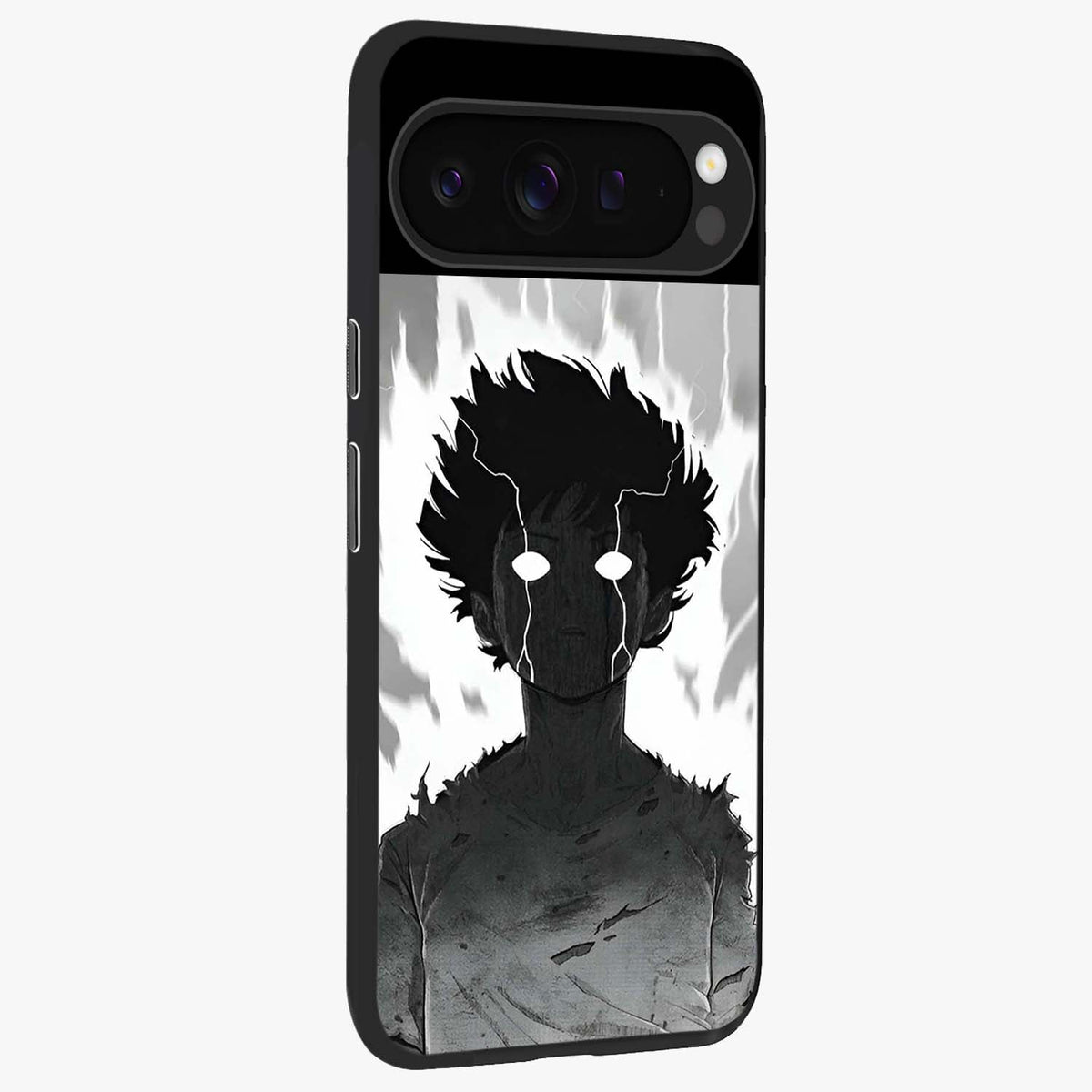 Awakened Inner Rage Glass Case upright view showcasing dramatic artwork with strong expressive aesthetic.