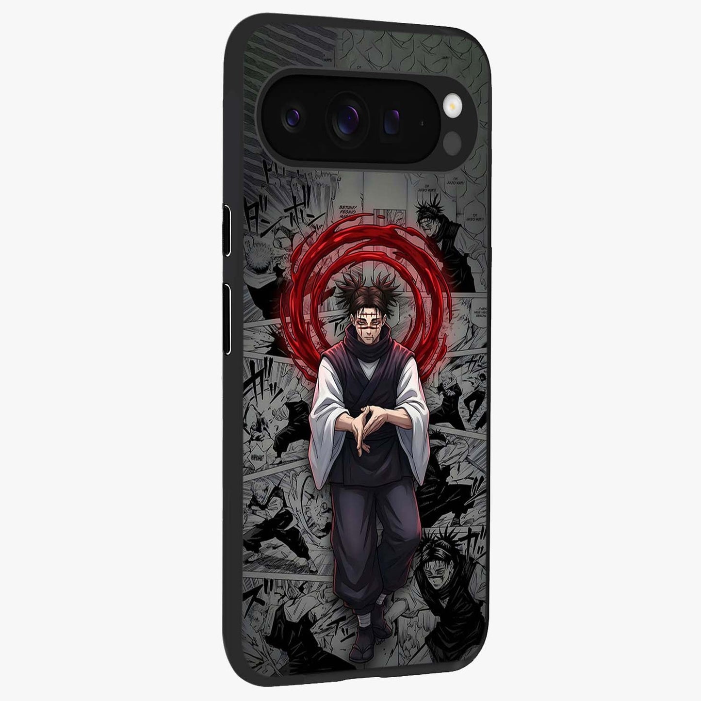Cursed Ritual Ascension Glass Case upright view showcasing powerful ascension artwork with dark fantasy theme.