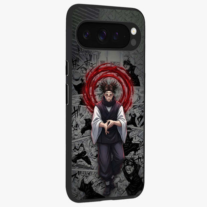 Cursed Ritual Ascension Glass Case upright view showcasing powerful ascension artwork with dark fantasy theme.