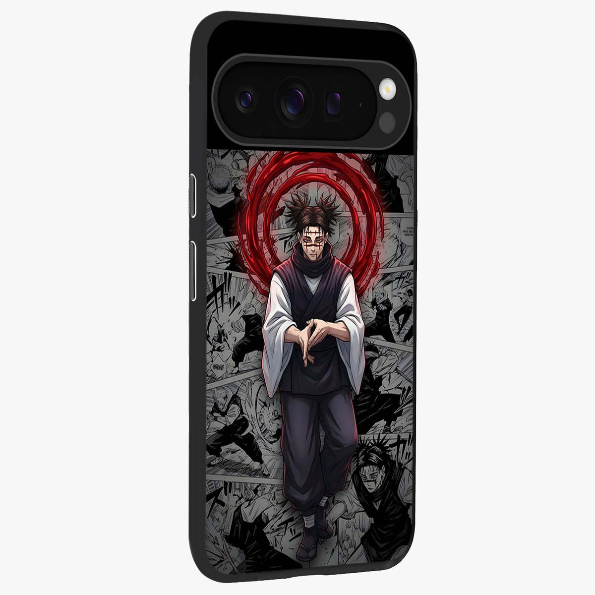 Cursed Ritual Ascension Glass Case upright view showcasing powerful ascension artwork with dark fantasy theme.