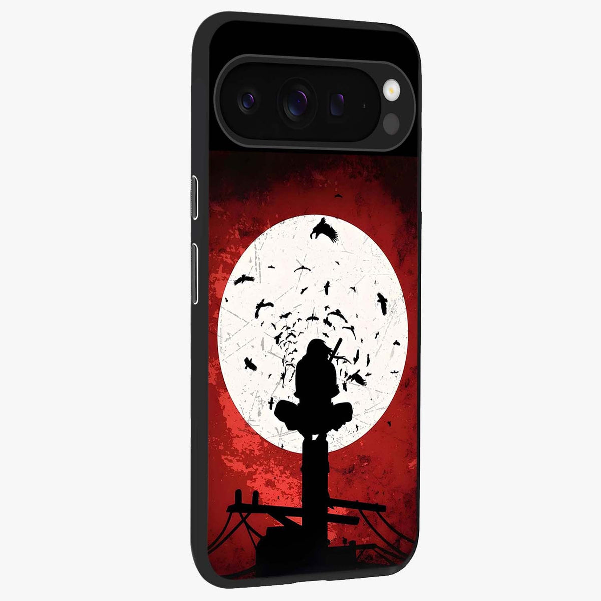 It Comes In Waves Quote Glass Case upright view showcasing calm wave artwork with motivational quote theme.