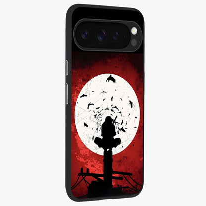 It Comes In Waves Quote Glass Case upright view showcasing calm wave artwork with motivational quote theme.
