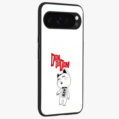 Playful Spirit Charm Glass Case upright view showcasing vibrant charm artwork with fun artistic theme.
