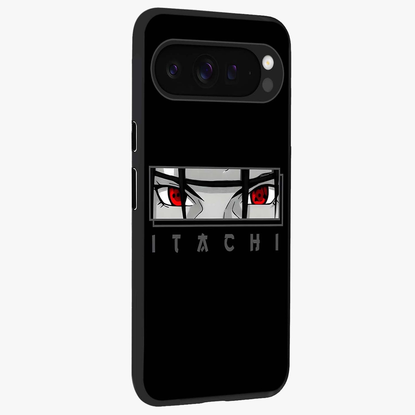 Scarlet Gaze Dominance Glass Case upright view showcasing powerful dramatic artwork with dominant artistic theme.
