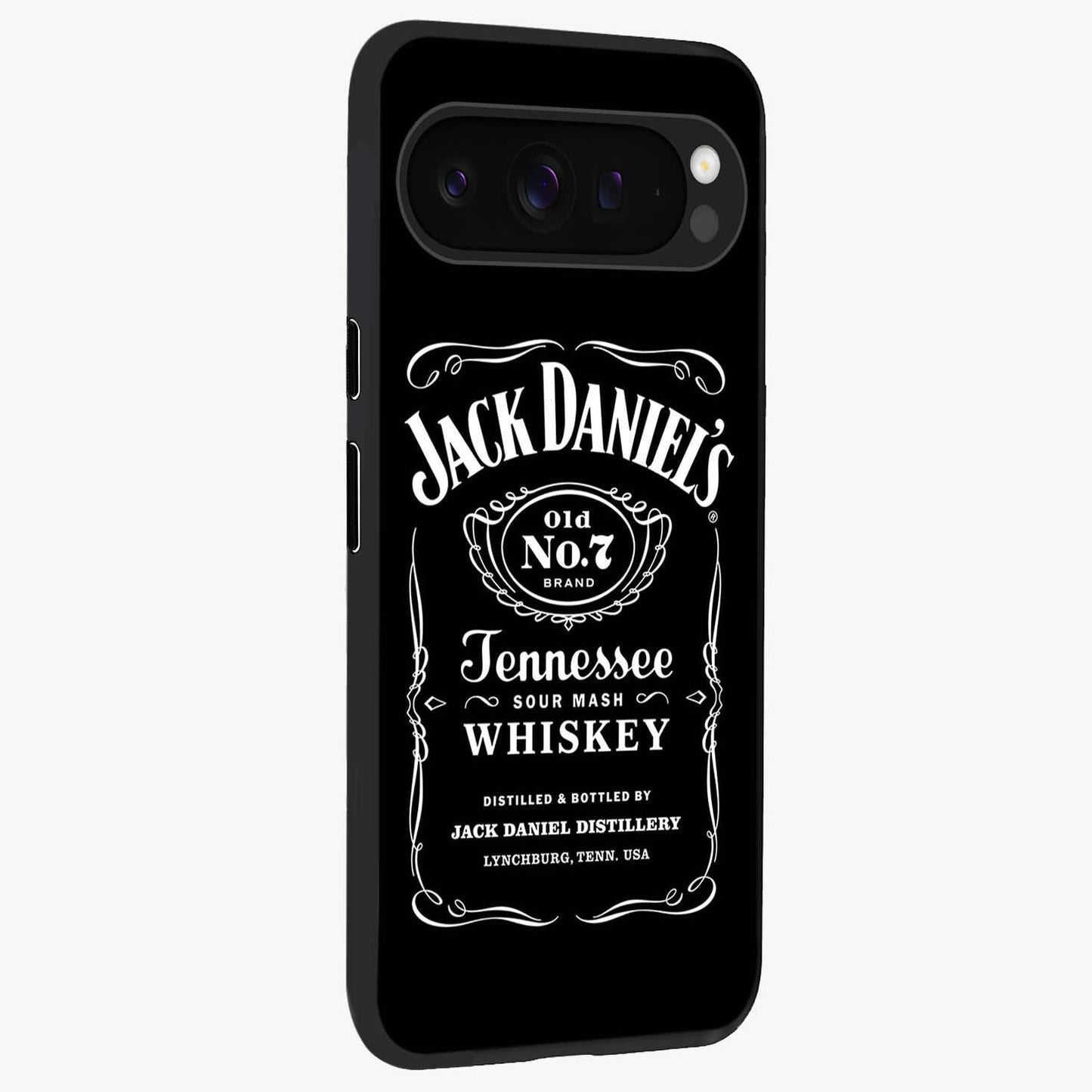 Vintage Whiskey Heritage Glass Case upright view showcasing stylish vintage whiskey artwork with timeless bar culture theme.