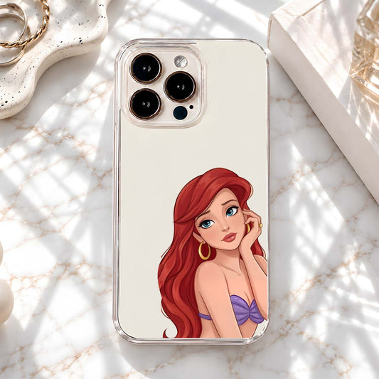 Gorgeous Princess Ariel Clear Silicon Cover