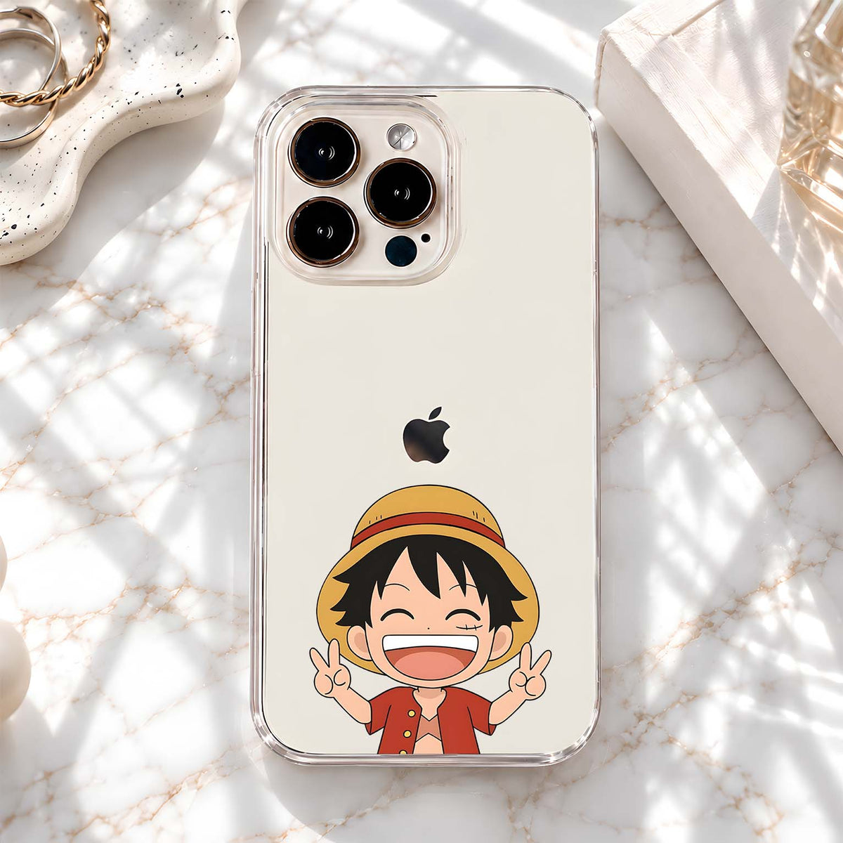 Happy Luffy Smile Clear Silicon Cover