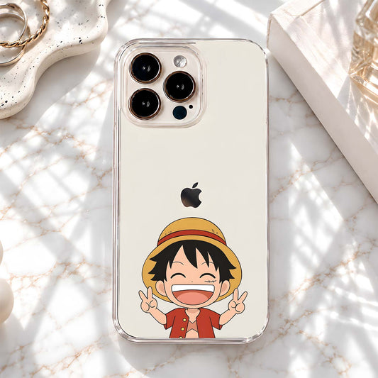 Happy Luffy Smile Clear Silicon Cover