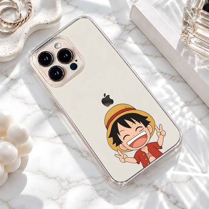 Happy Luffy Smile Clear Silicon Cover