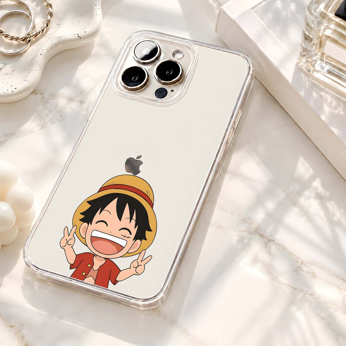 Happy Luffy Smile Clear Silicon Cover