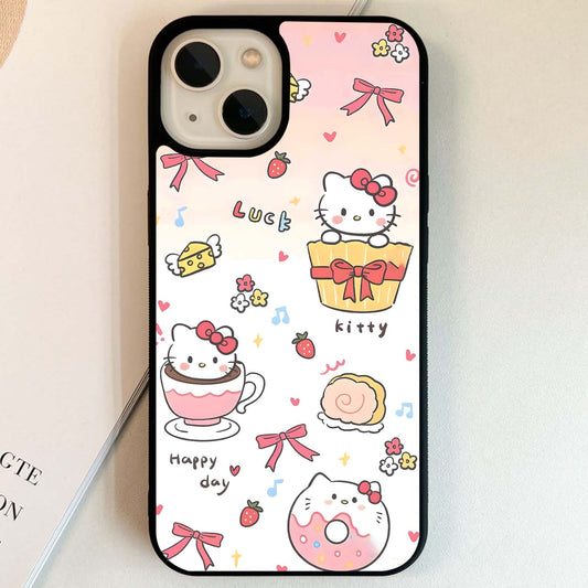 Hello Kitty Café Glass Case