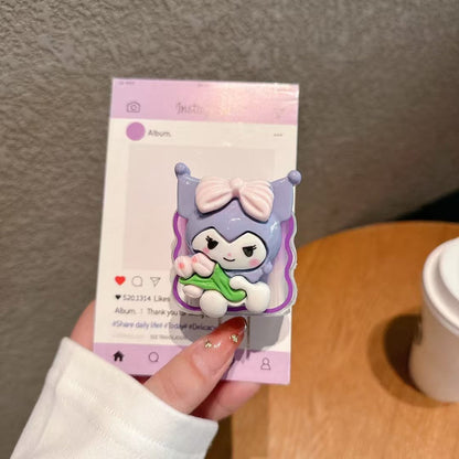 Purple Kuromi Charger Silicon Apple IPhone Charger Case | Lightning Charger/Cable Protector Cover for iPhone Charger