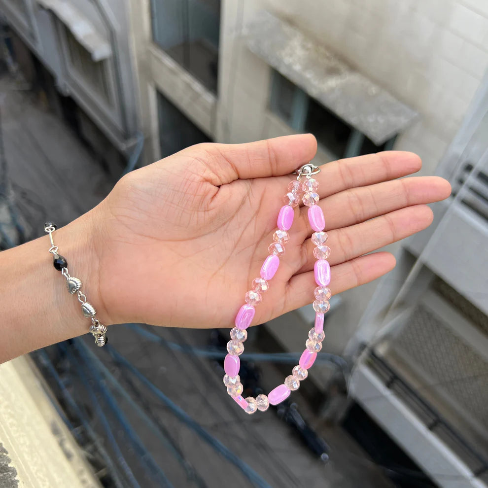 Pearl Frost Shine Phone Charm
