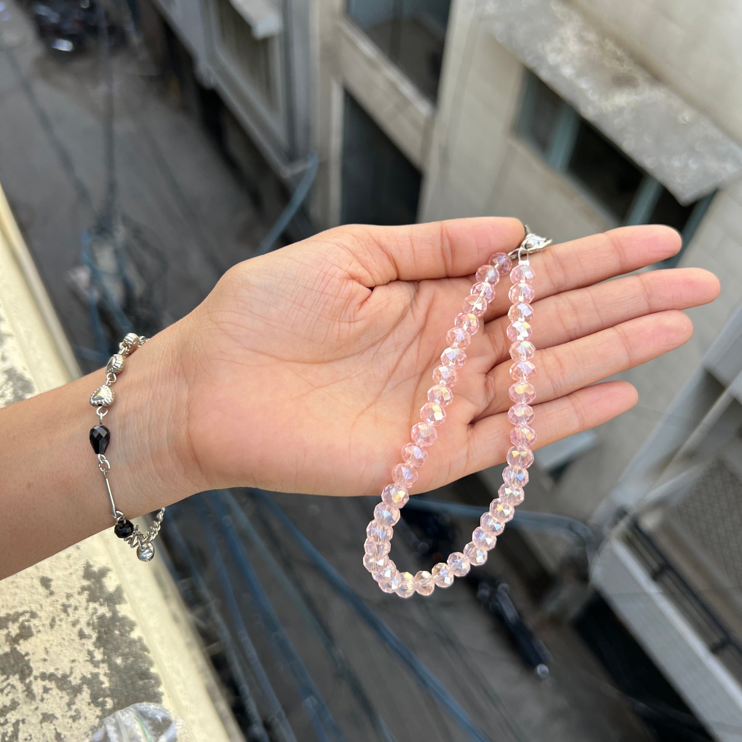 Pink Aura Sparkle Phone Charm