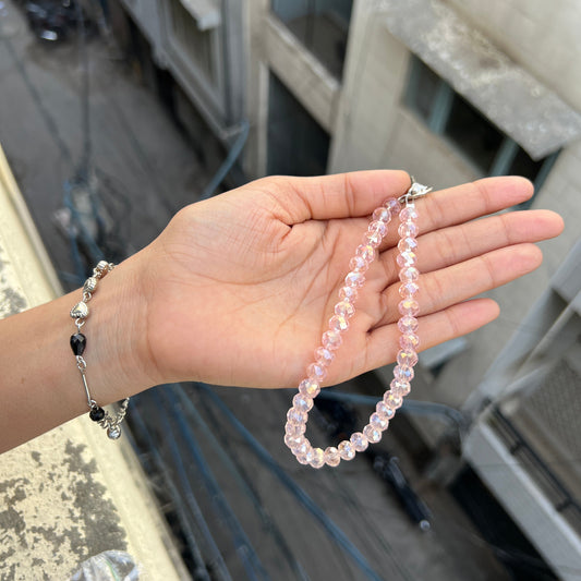Pink Aura Sparkle Phone Charm