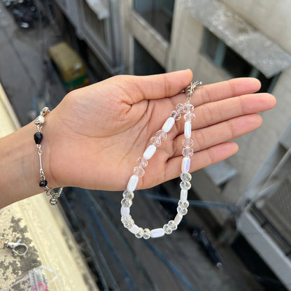 Rosy Crystal Dream Phone Charm