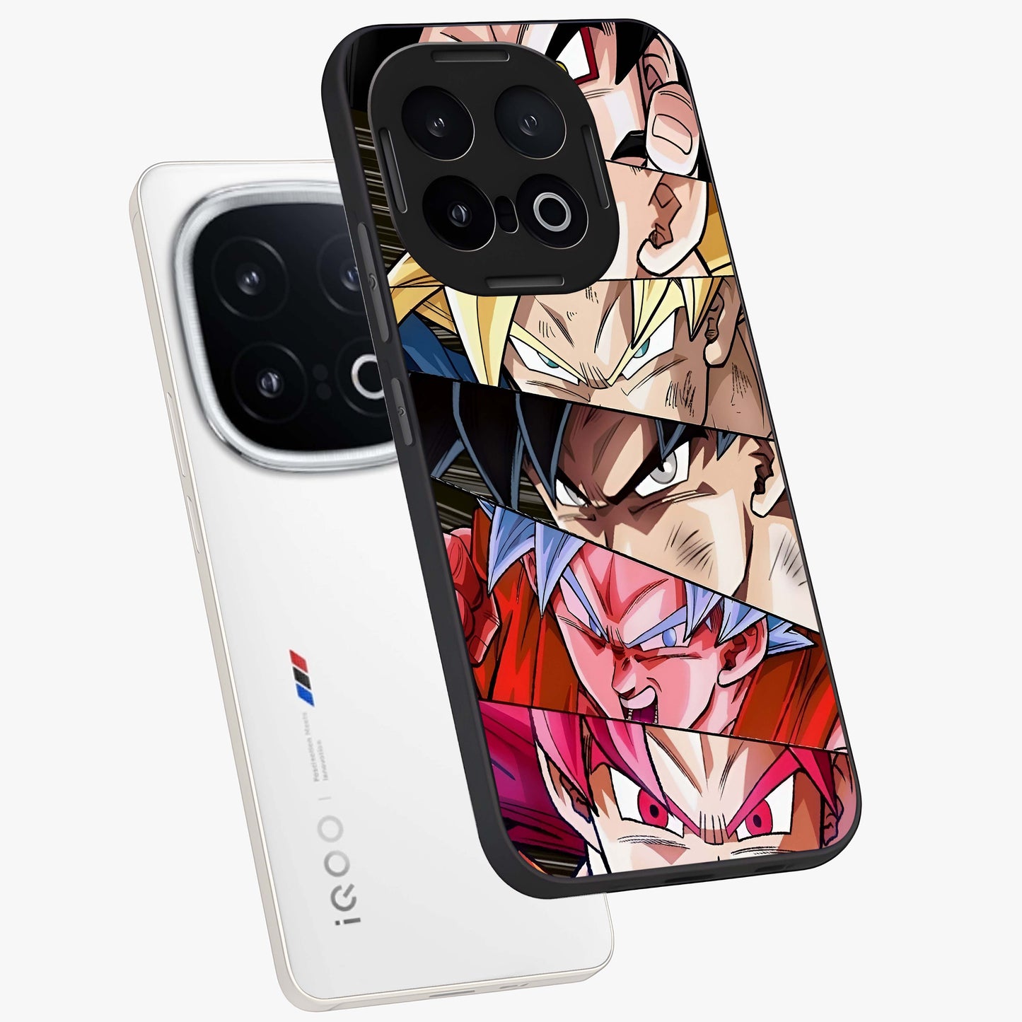 Anime Character Glass Case displayed in angled mockup highlighting colorful anime character illustration.
