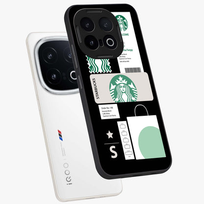 Starbucks Mocha Glass Case displayed in angled mockup highlighting stylish mocha themed design with cozy café aesthetic.