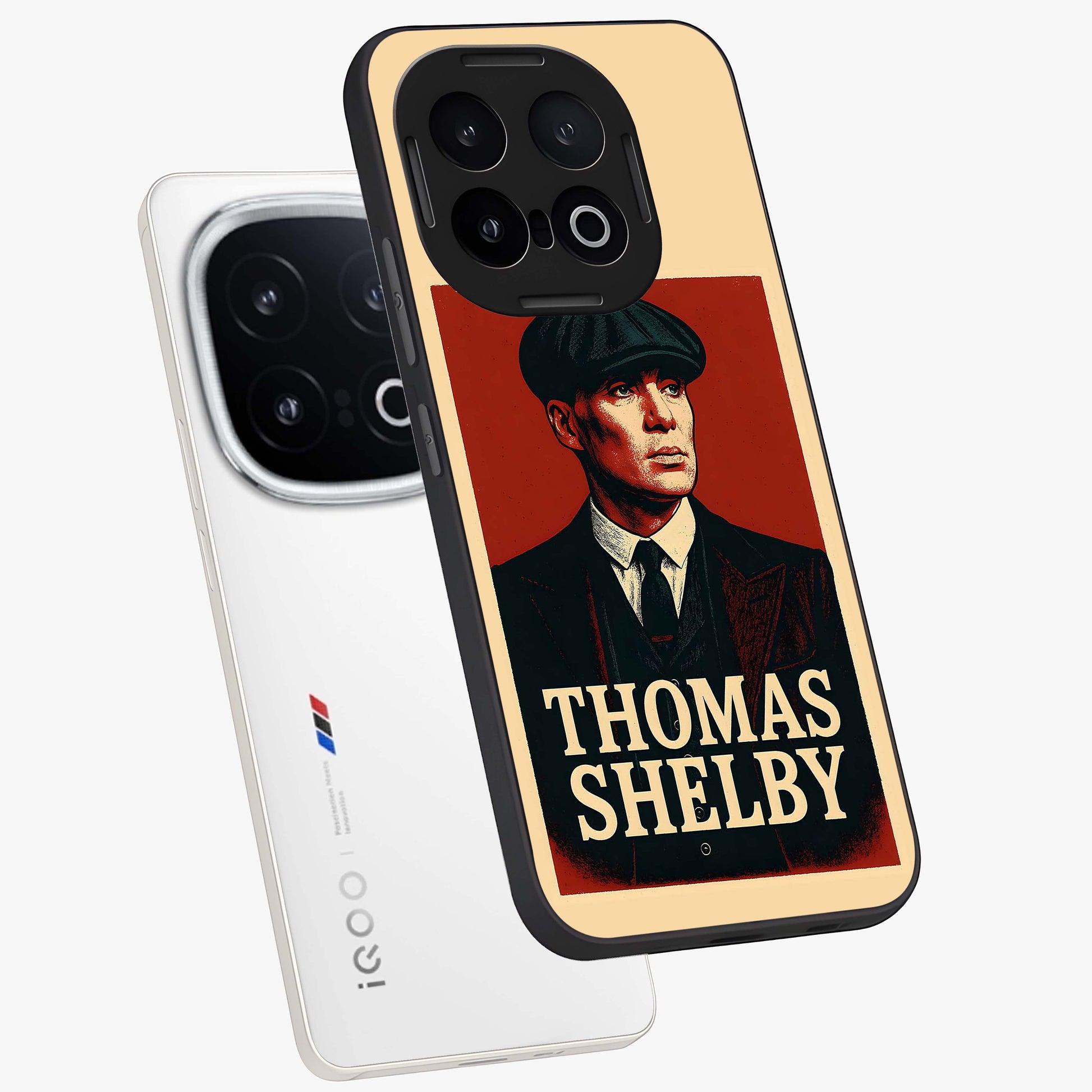 Vintage Mafia Authority Glass Case displayed in angled mockup highlighting powerful retro design with classic gangster aesthetic.