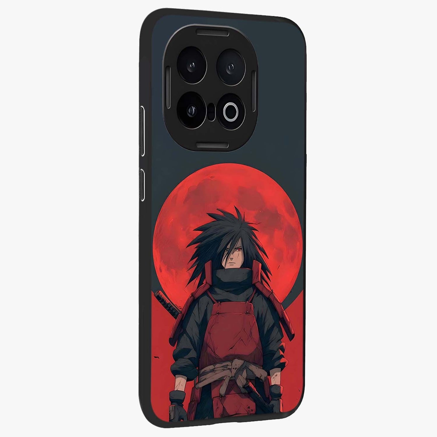 Crimson Moon Warlord Glass Case upright view showcasing powerful warlord artwork with dark celestial theme.