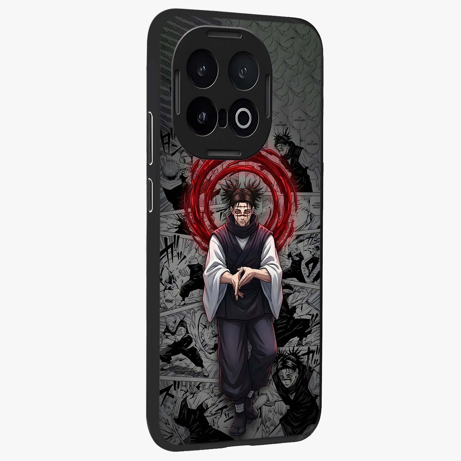 Cursed Ritual Ascension Glass Case upright view showcasing powerful ascension artwork with dark fantasy theme.