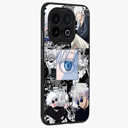 Infinity Sorcerer Chaos Glass Case upright view showcasing dramatic sorcerer artwork with chaotic mystical theme.
